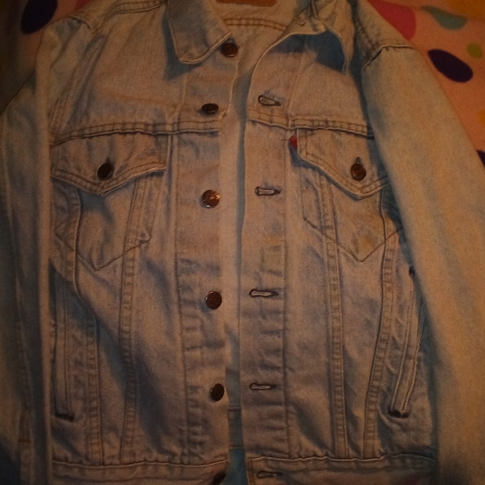 Levi Strauss blue jean jacket